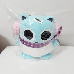 Blue HamHam Pink Scarf Plush